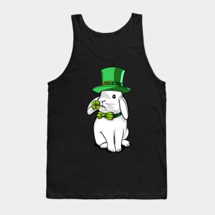 Rabbit Leprechaun St Patricks Tank Top